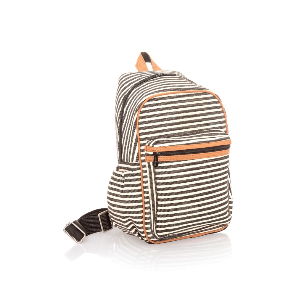 Thirty one sling backpack thermal in twill stripe